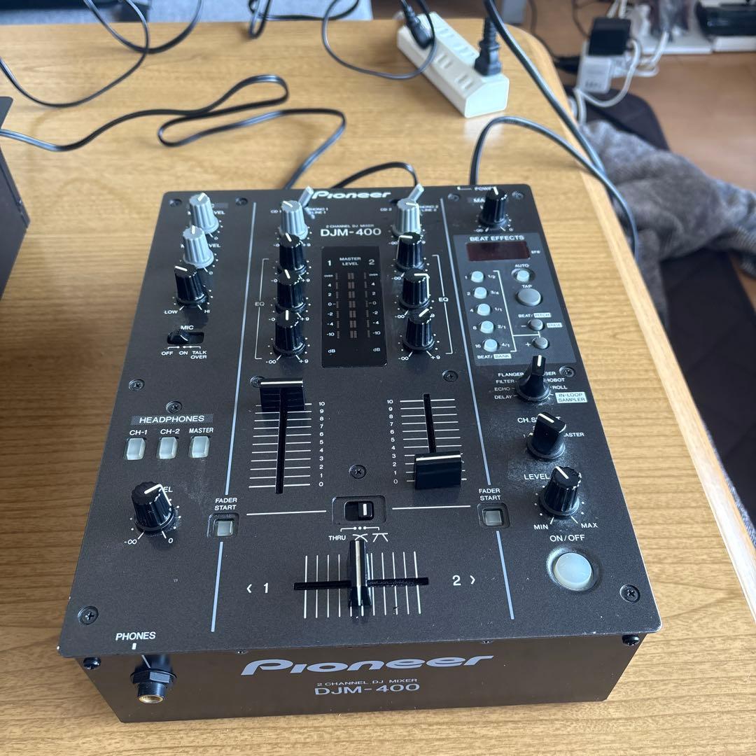 R*様 Pioneer DJM-400 2チャンネルDJミキサー　現状渡し