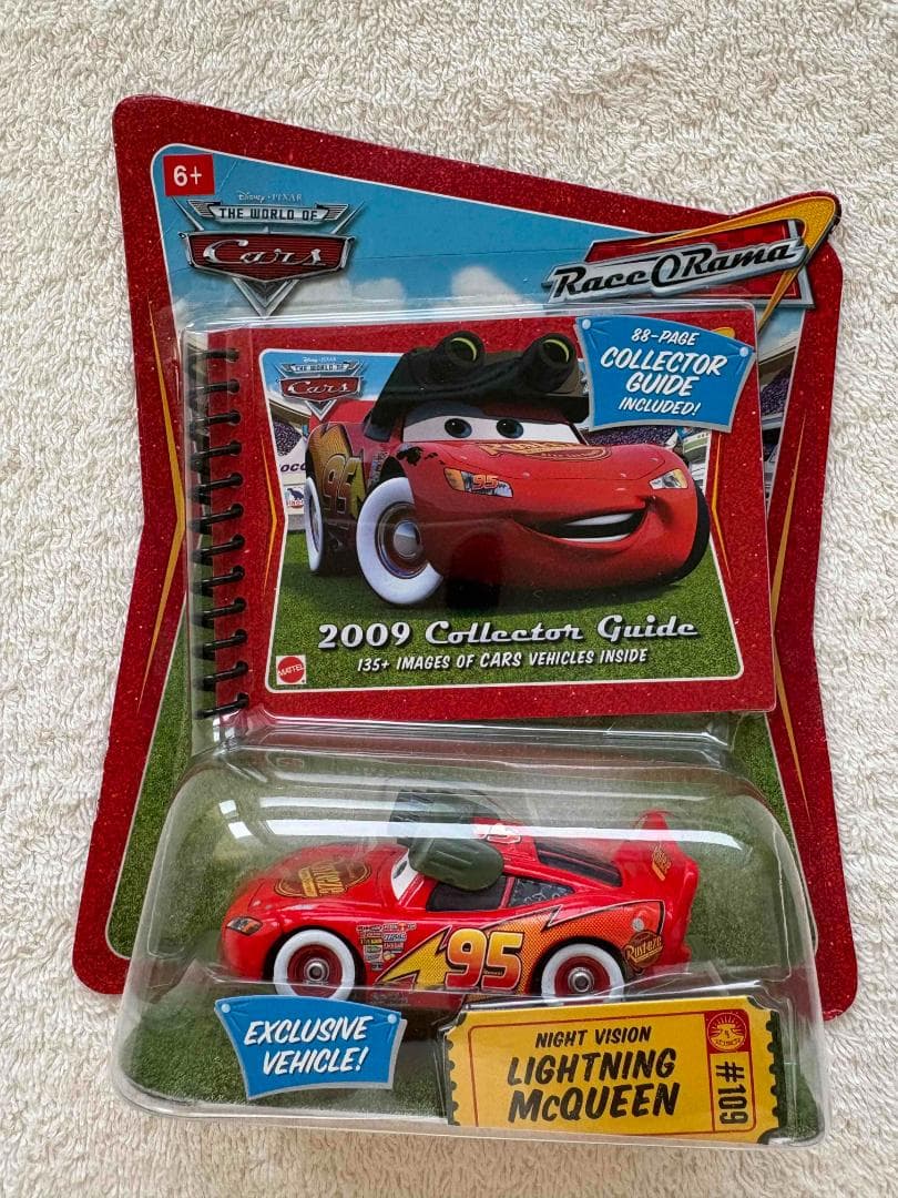 ディズニー カーズ マックイーン ミニカー コレクターガイドブックセット マテル