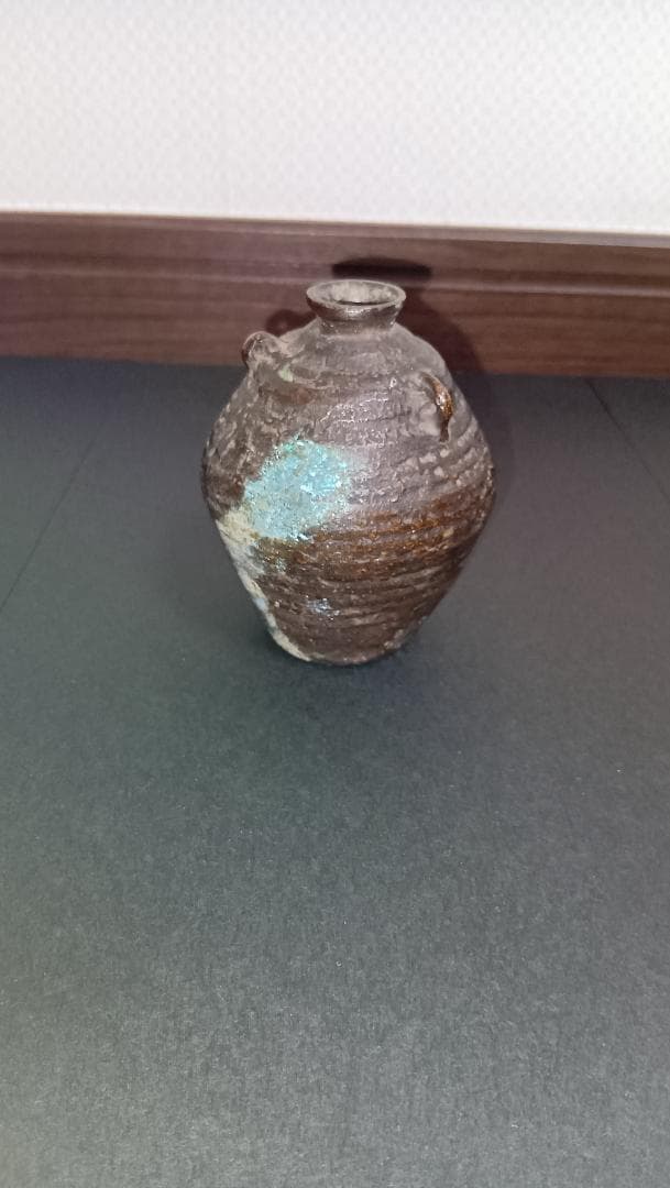 李王家伝来 古銅三耳小壺 緑青の美