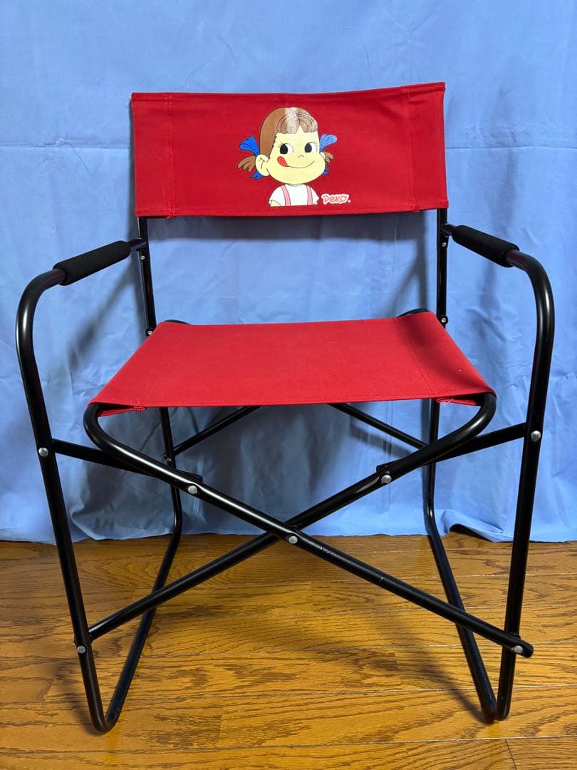 不二家　ペコちゃん　赤　景品 ディレクターチェア　非売品