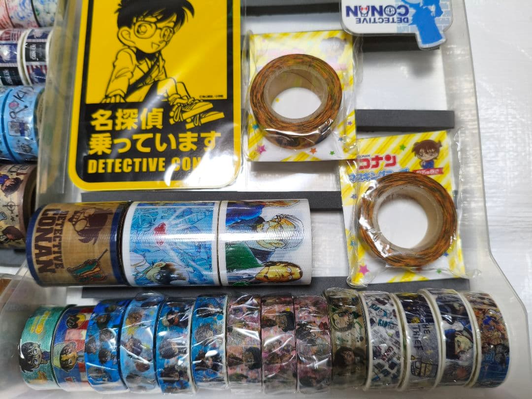 名探偵コナン　マスキングテープ　養生テープ　ステッカー　まとめ売り