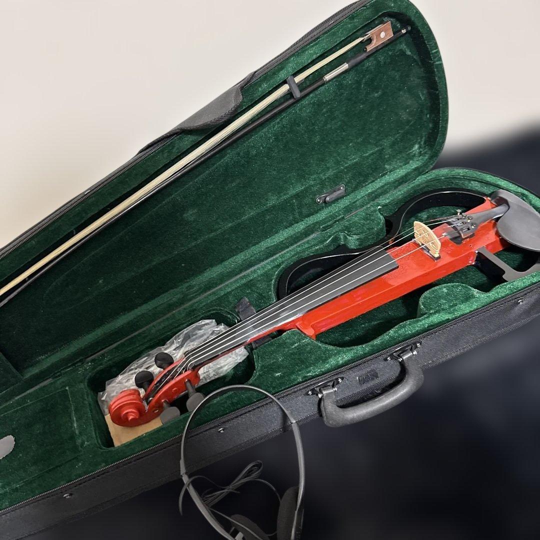 エレキバイオリン 4/4サイズ ケース 弓付属 弦楽器