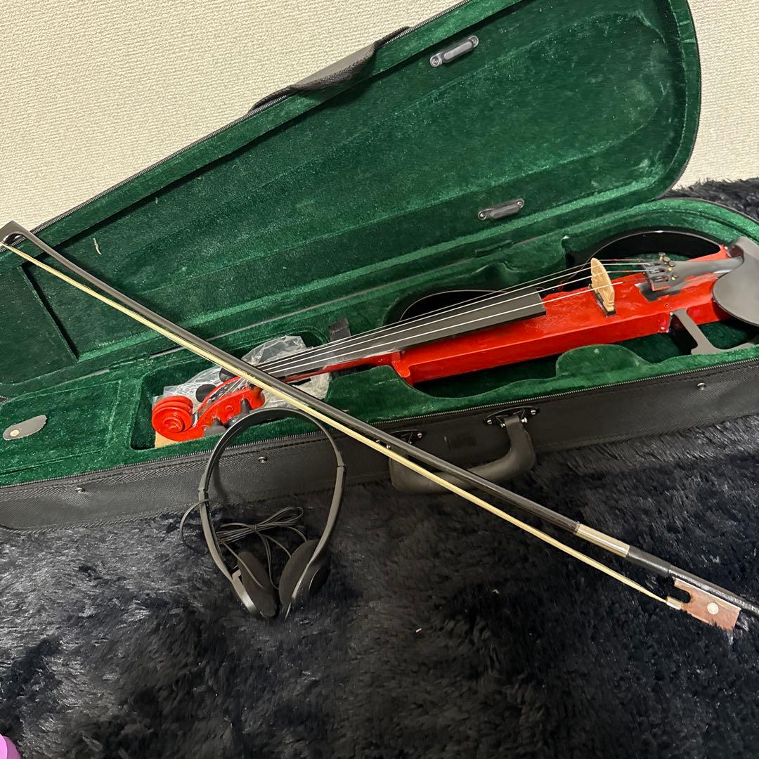 エレキバイオリン 4/4サイズ ケース 弓付属 弦楽器