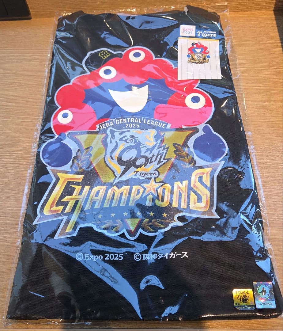 阪神タイガース優勝記念 ミャクミャクコラボ トートバッグ 関西万博