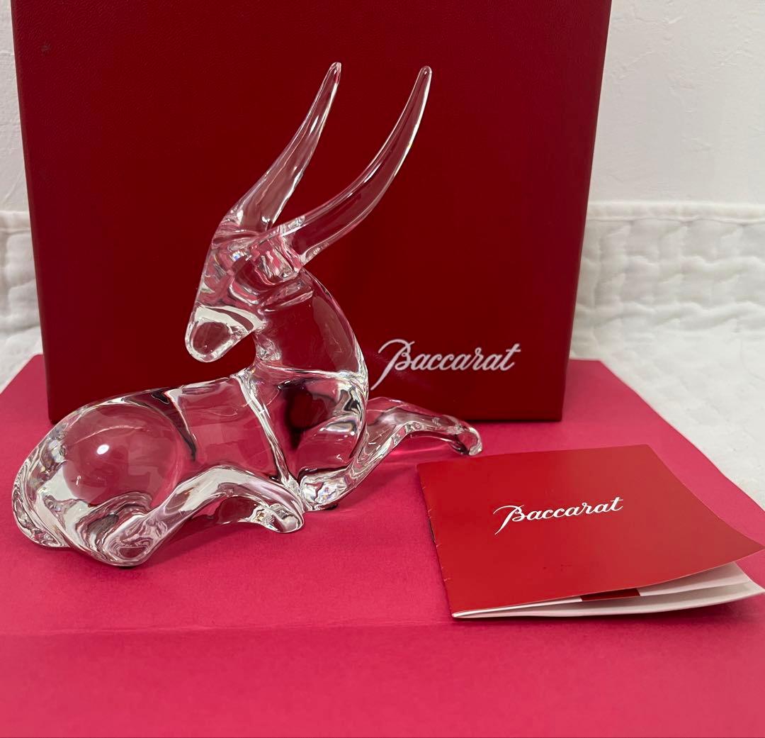 【即決価格】BACCARAT バカラ 鹿の置物 インテリア