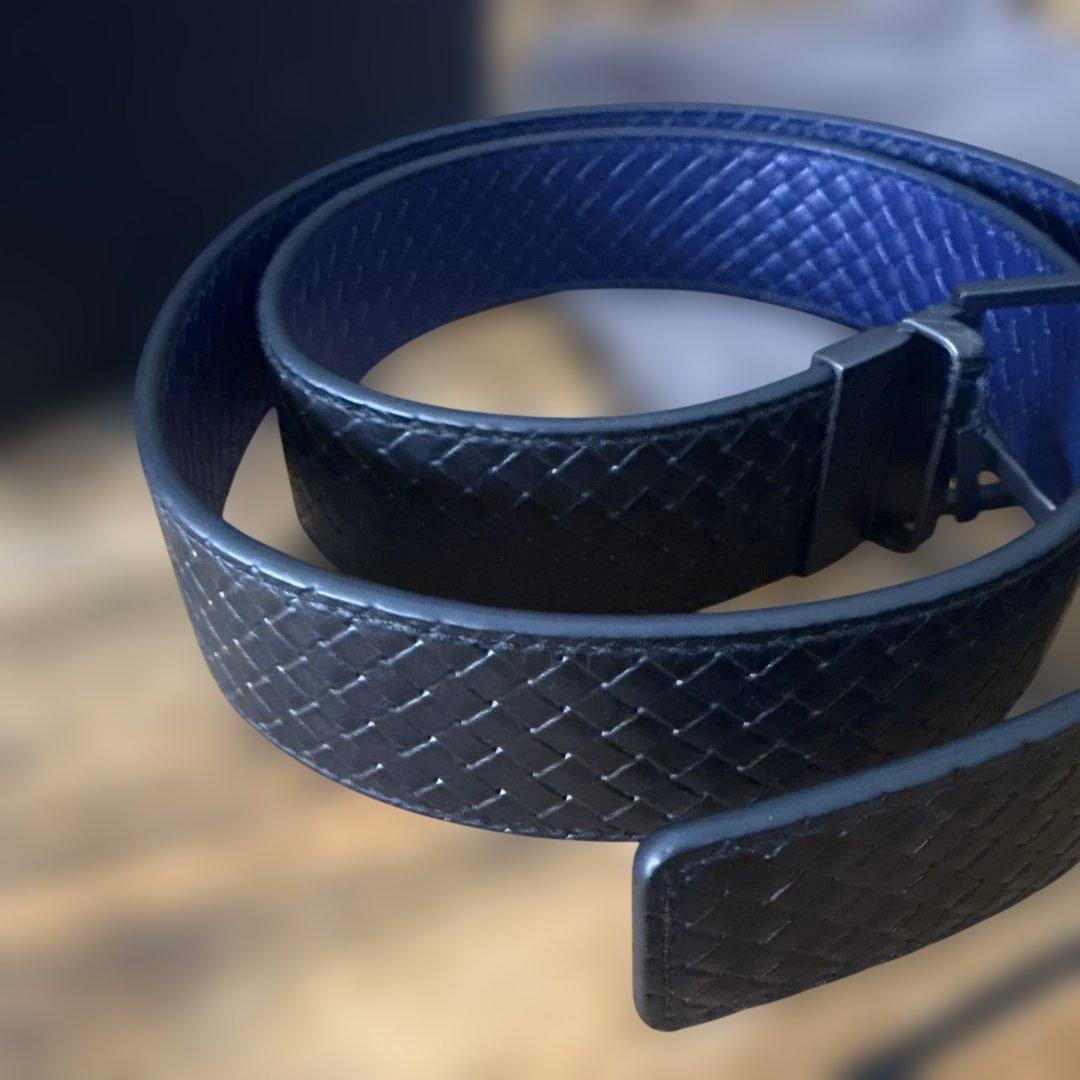 【新品未使用】ボッテガヴェネタ ベルト イントレチャート ブラックベルト