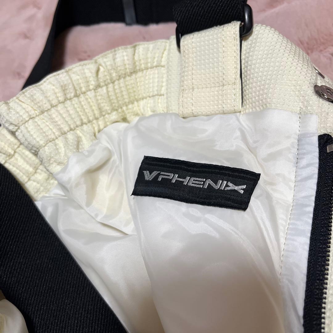 Phenix スノーウェア上下レディース レモンイエロー✖️白& パスケース