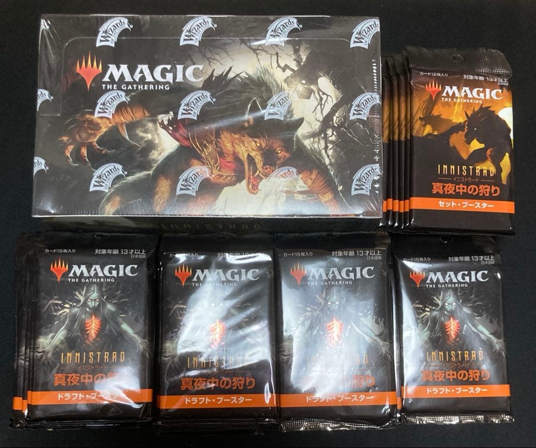 き*き様 MTG イニストラード　真夜中の狩り　ドラフト1BOX +33p、セッ