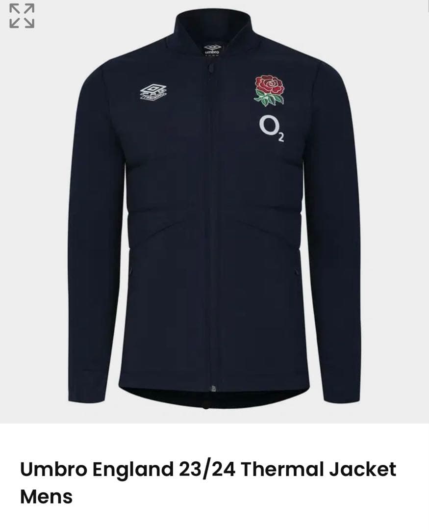 [新品未使用]ラグビーイングランド代表 サーマルジャケット