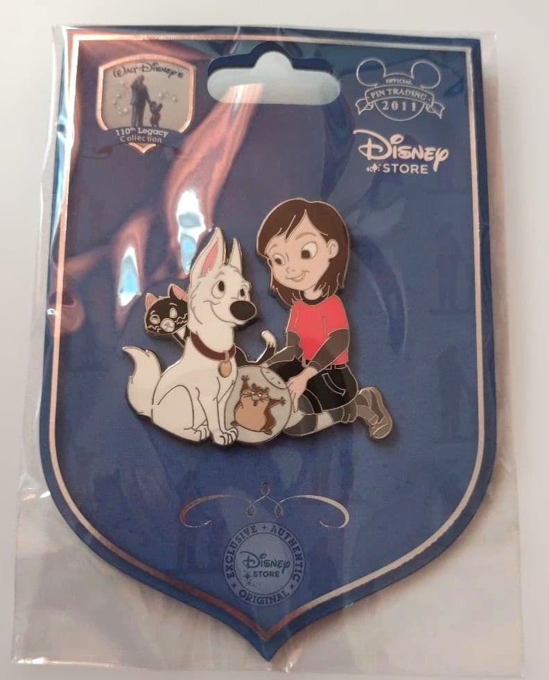 ディズニーストア／レガシーピンバッジ／ボルト