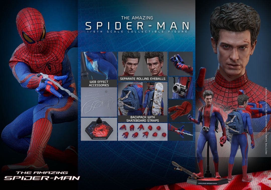 ホットトイズMMS771アメイジング・スパイダーマン2.0版Spider-Man