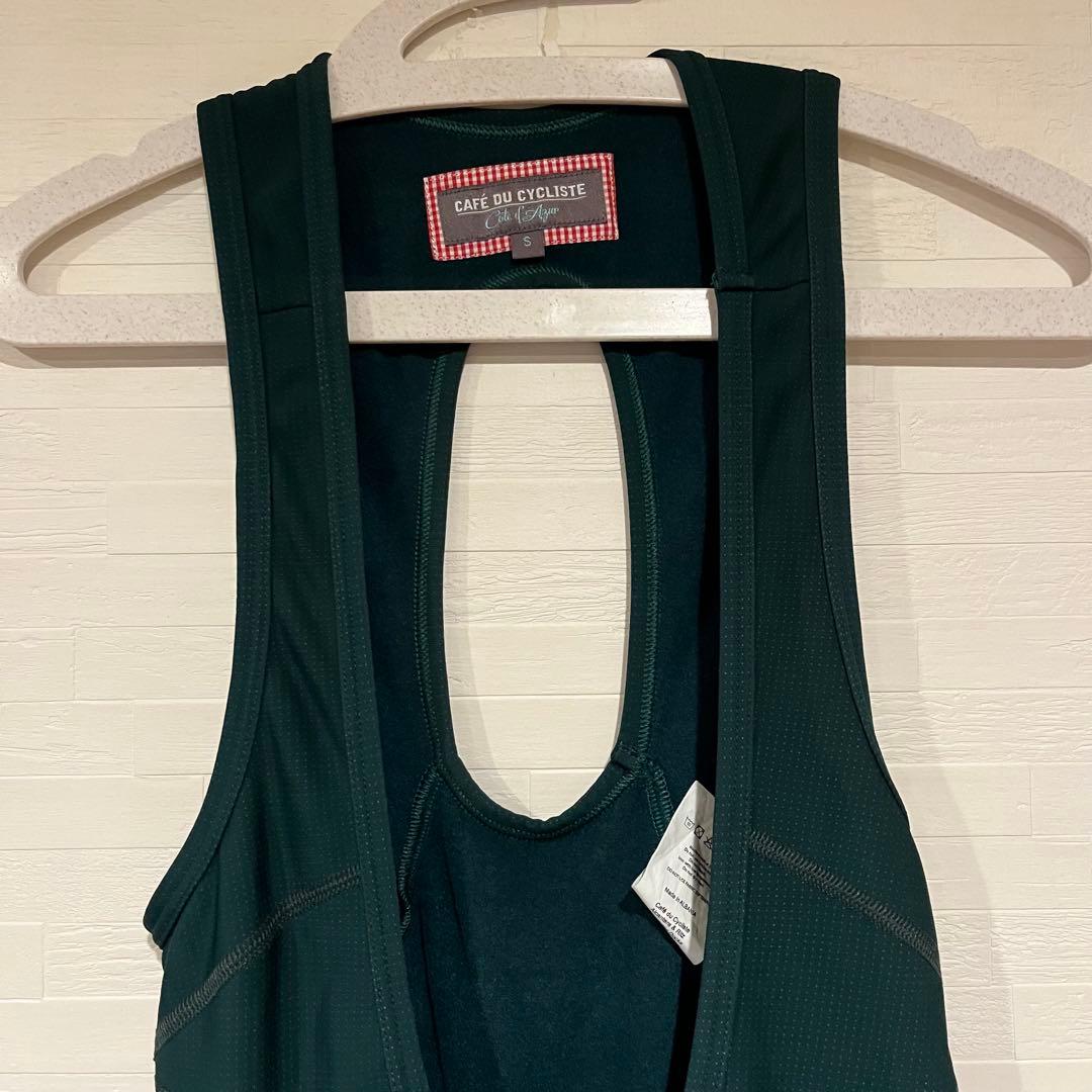 値下CAFÉ DU CYCLISTE ダークグリーン ビブタイツマリーMARIE