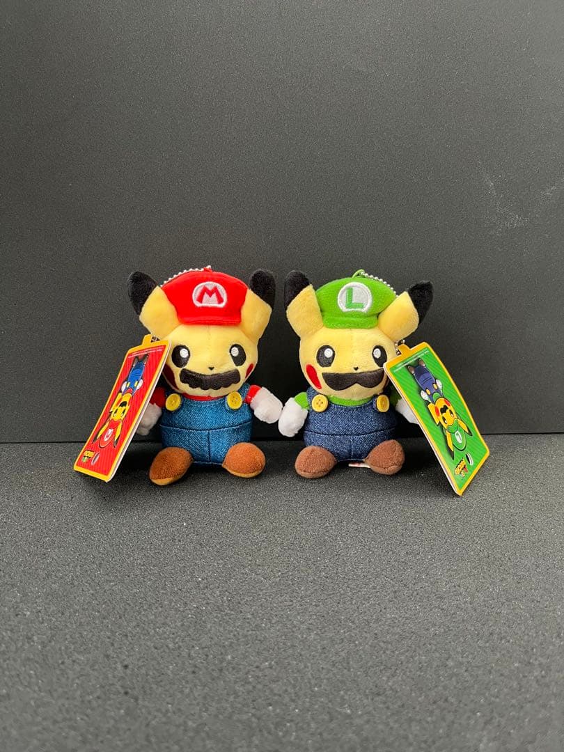マリオピカチュウ　ルイージピカチュウ　マスコット　セット　未使用品
