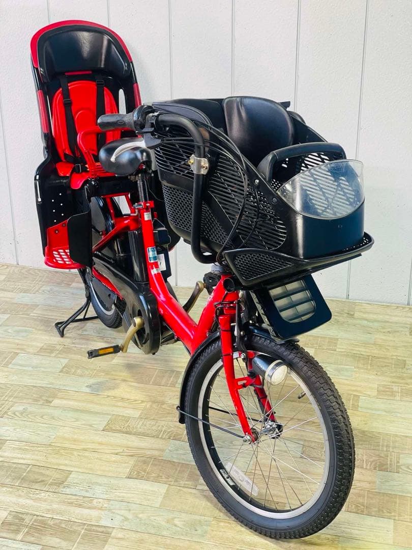 2993ヤマハ8.7アンペア3人乗り対応20インチ子供乗せ　電動アシスト自転車