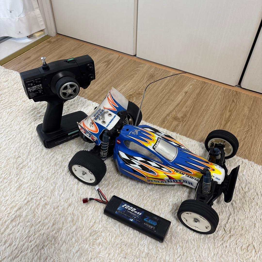 タミヤ DT-02 デザートゲイター　メカ付き　リポバッテリー　スポチュン