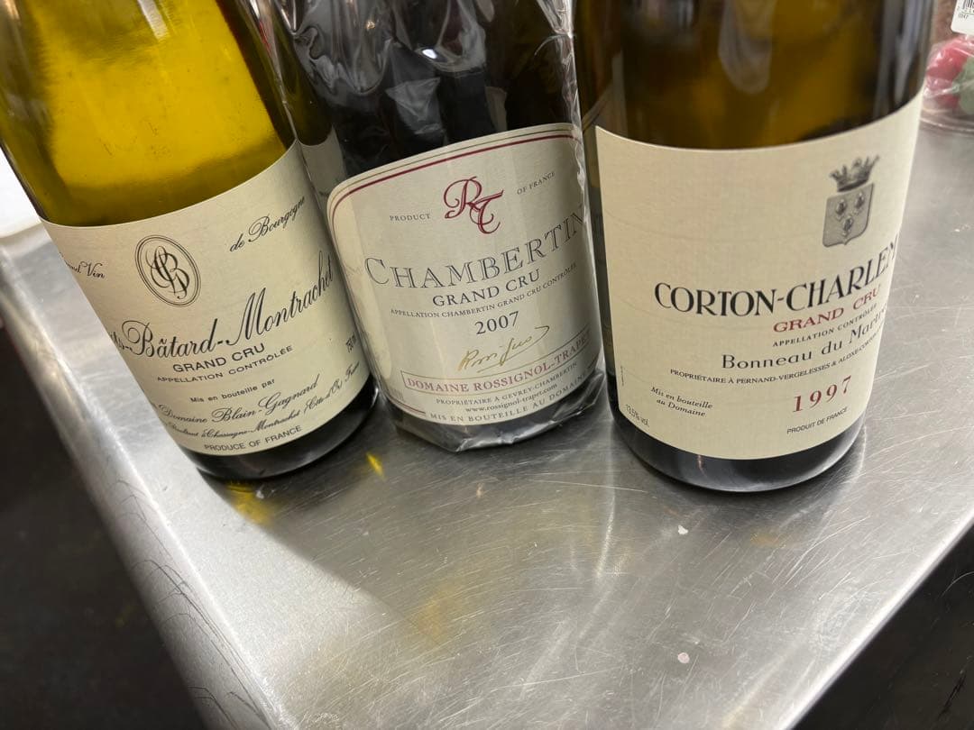 値下げ！特選グランクリュワイン3本セット