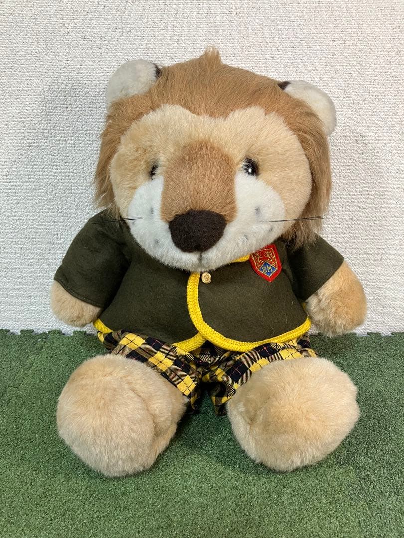 吉徳　ライオンのぬいぐるみ　昭和レトロ　FINE SUCCESS