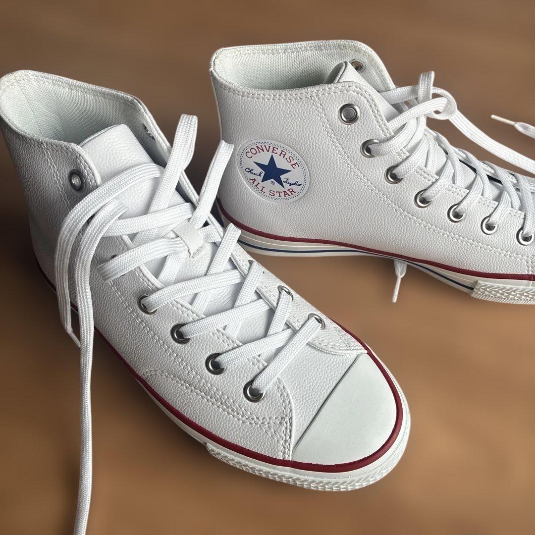 美品 CONVERSE ゴルフシューズ レディース ホワイト 24.5㌢