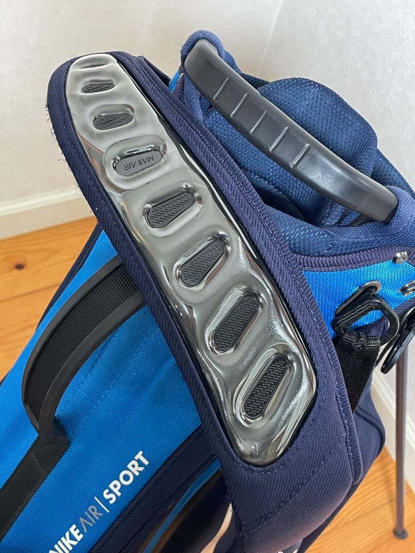 中古　Nike スタンド付きキャディバッグ 青/紺