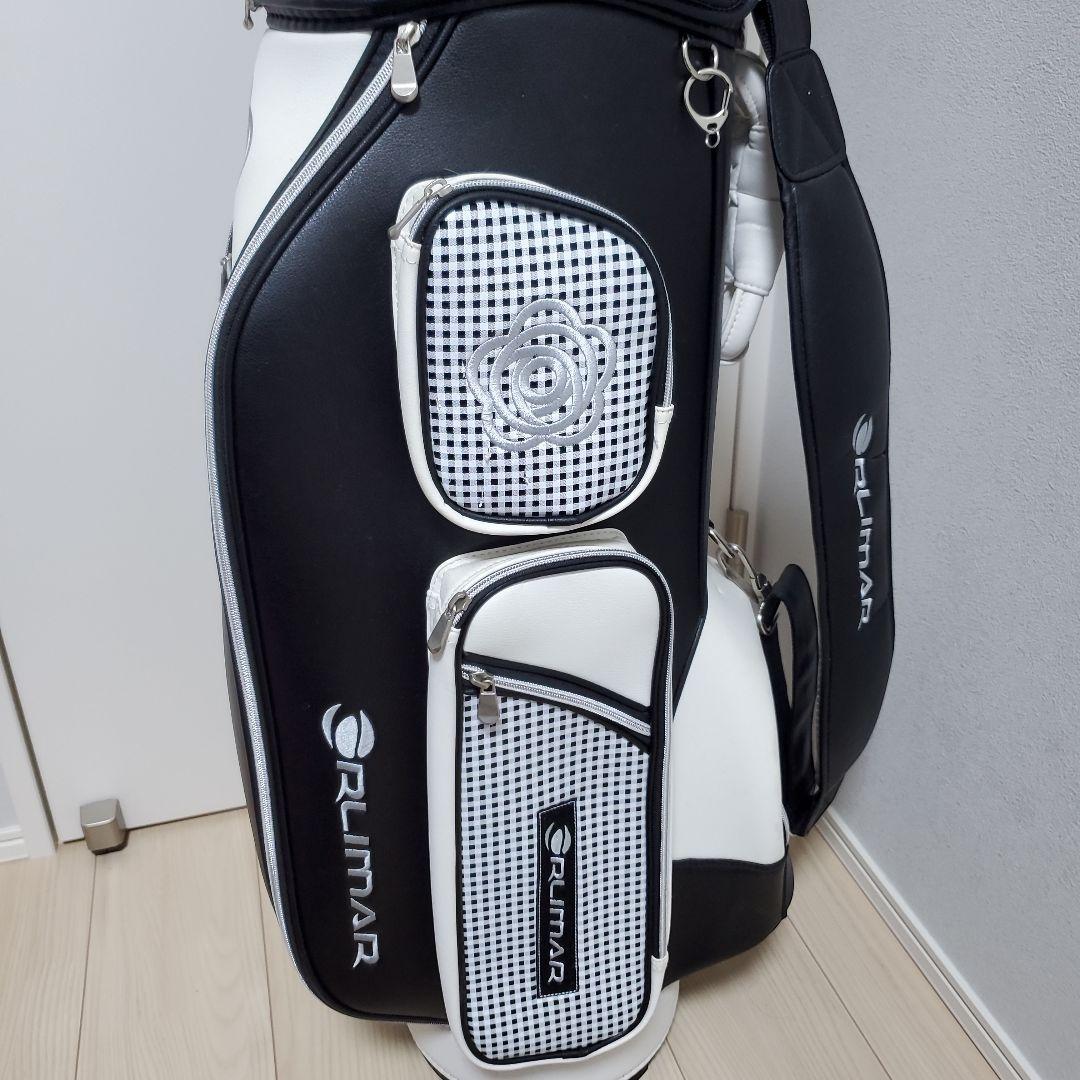 ⭐レディースORLIMARキャディバッグ、ゴルフクラブ未開封ラップ付き8本セット