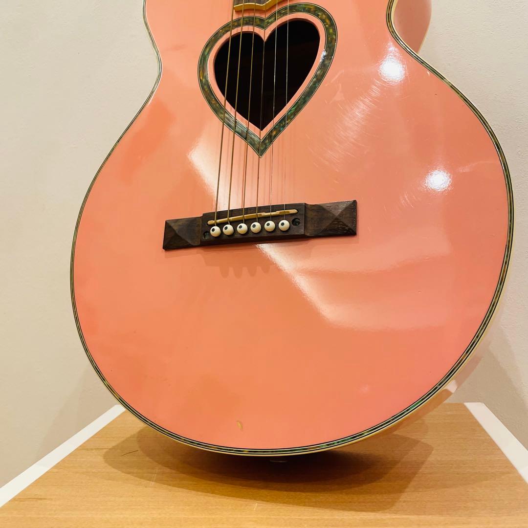 【希少】JJ Heart アコースティックギター JJC-HRTKIT ピンク