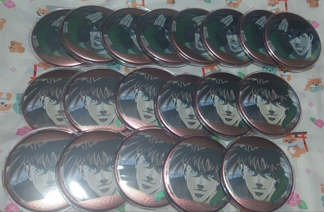 ジョジョの奇妙な冒険 アニメ10周年記念展 場面写缶バッジ ジョセフ アニメ展