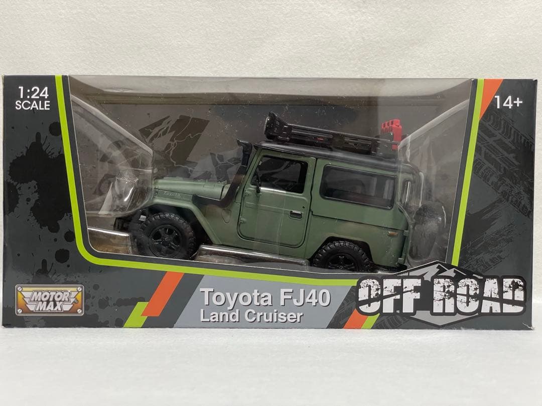 トヨタ FJ40 ランドクルーザー オフロード 1/24 モーターマックス