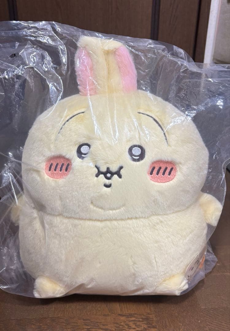 【お顔厳選!!】ちいかわ 重め！ぼっちゃり抱っこぬいぐるみ うさぎ ぽっちゃり
