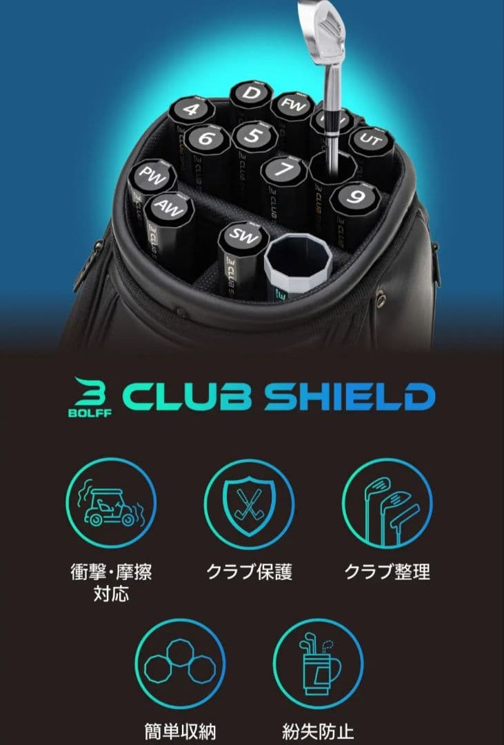 BOLFE クラブシールド CLUB SHIELD 14本セット