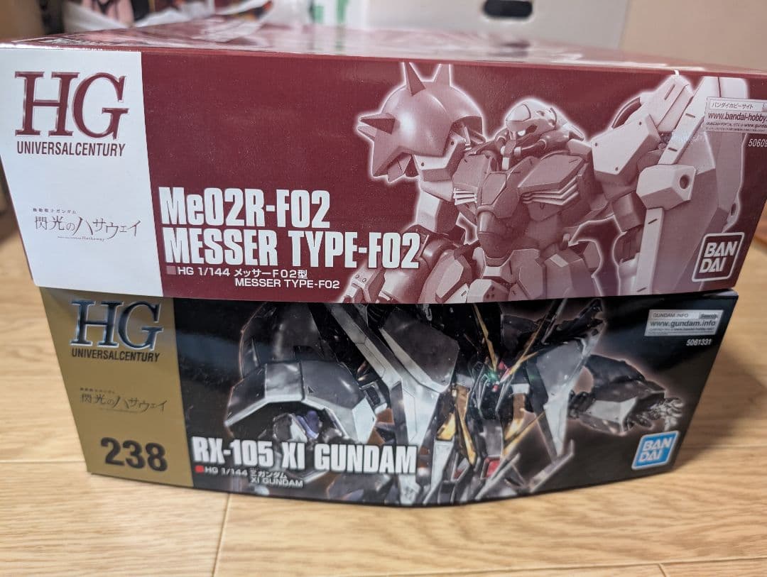 HG 1/144 メッサー TYPE-F02 & クスィーガンダム