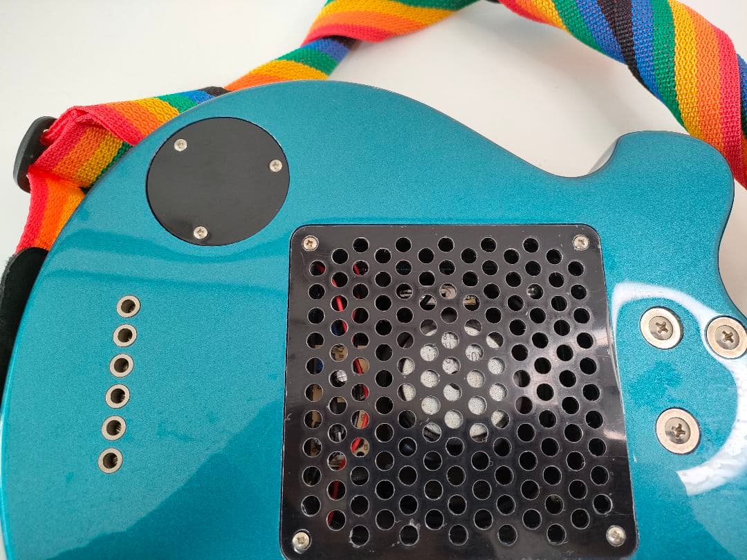 Pignose/ピグノーズ メタリックブルー アンプ内蔵ミニエレキギター