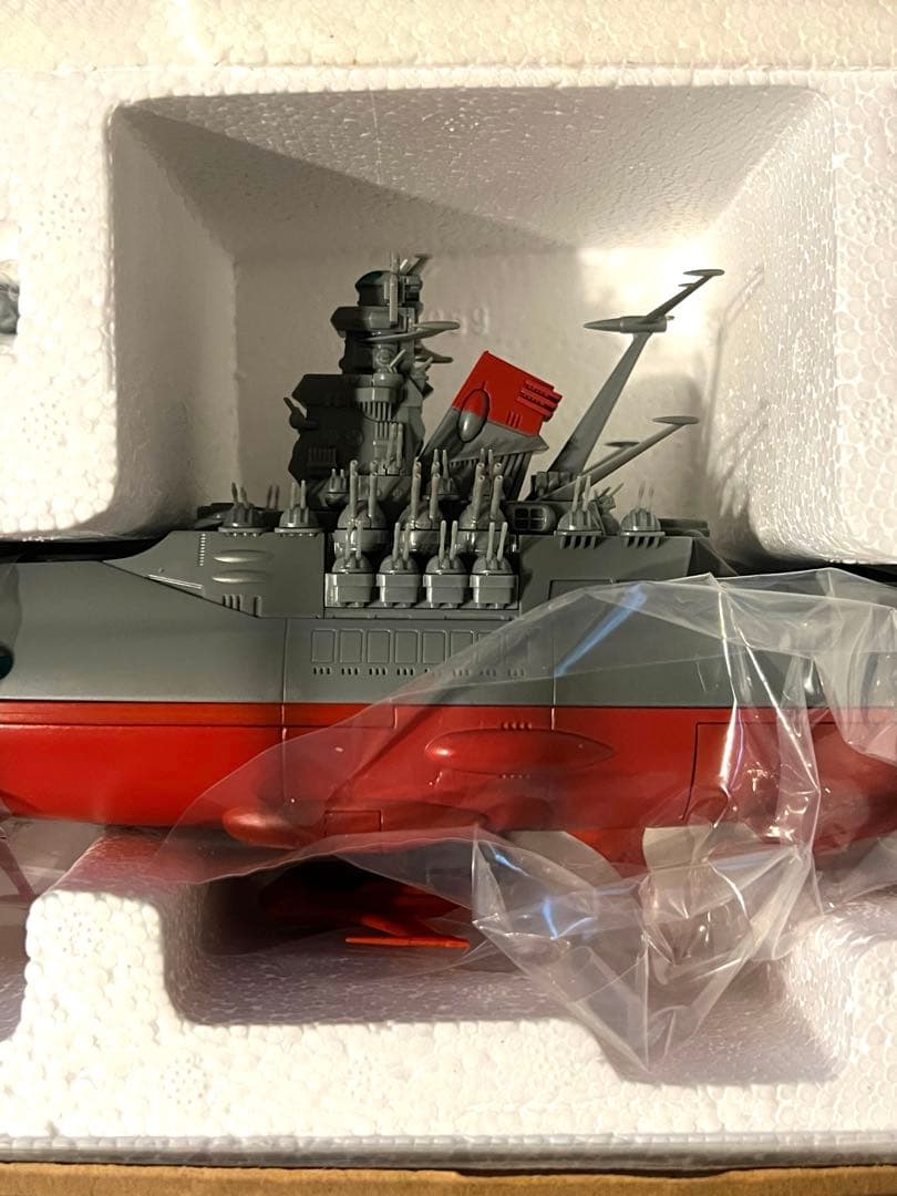 バンダイ1/625初回特典付きGX-57超合金魂宇宙戦艦ヤマト全長約425㎜