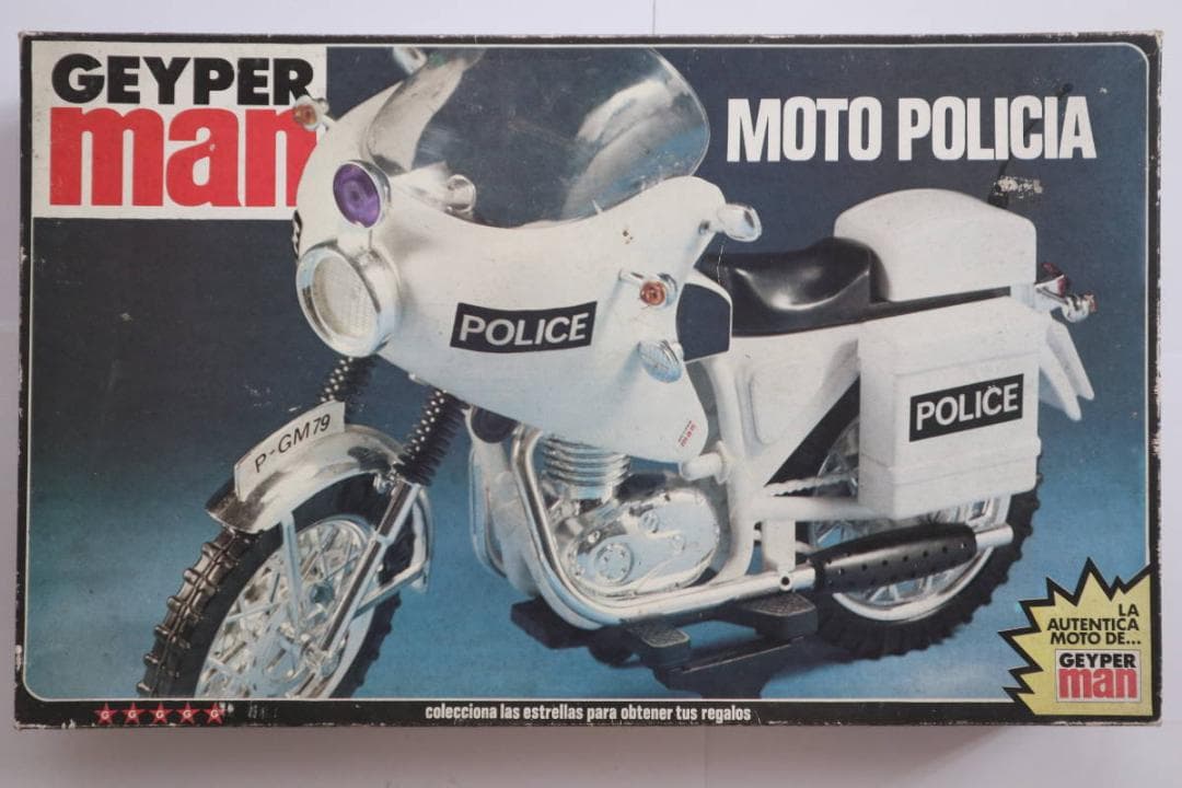 GEYPER man Hasbro MOTO POLICIA 未開封 1975年