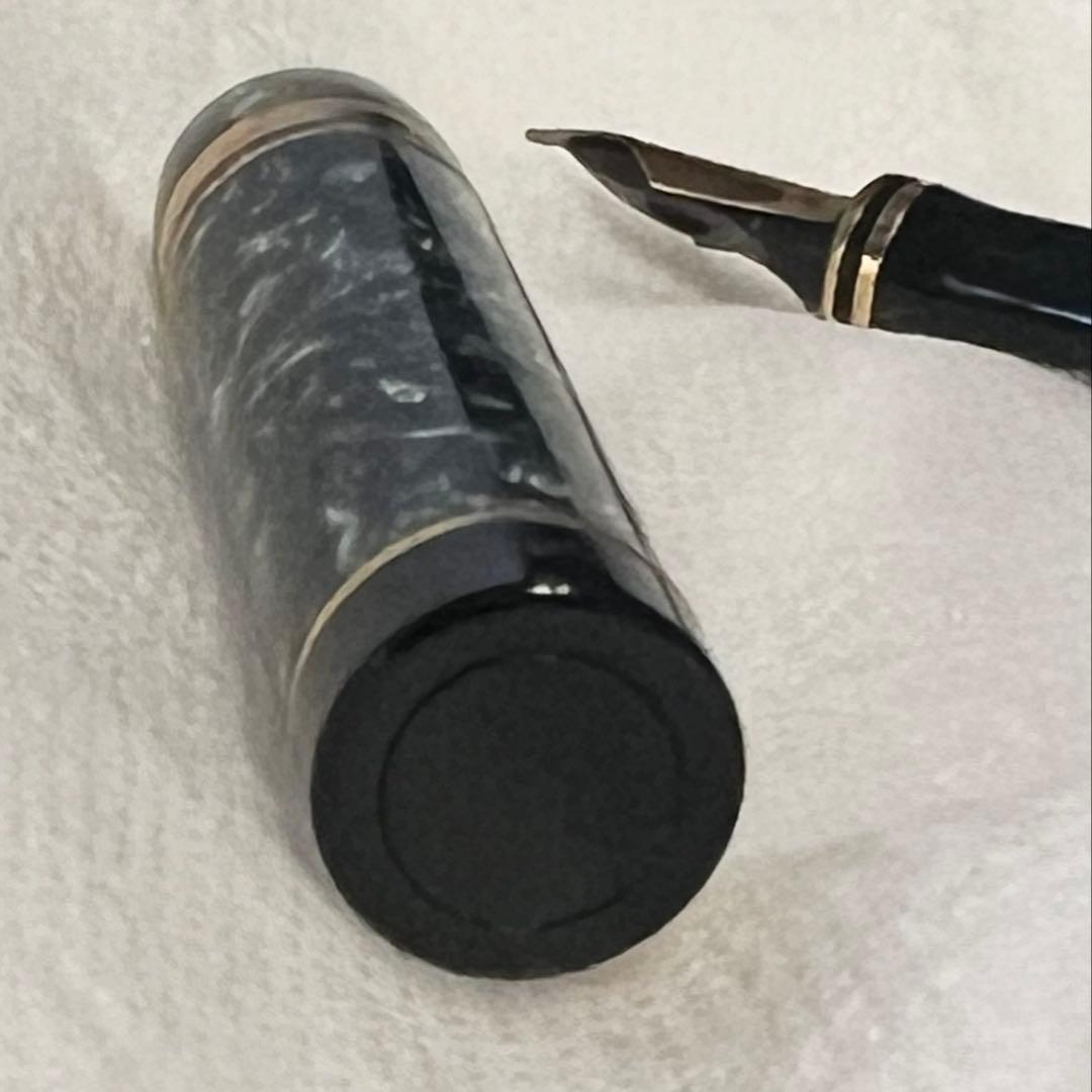 [希少NHK刻印]PARKER デュオフォールド　k18 マーブルグリーン