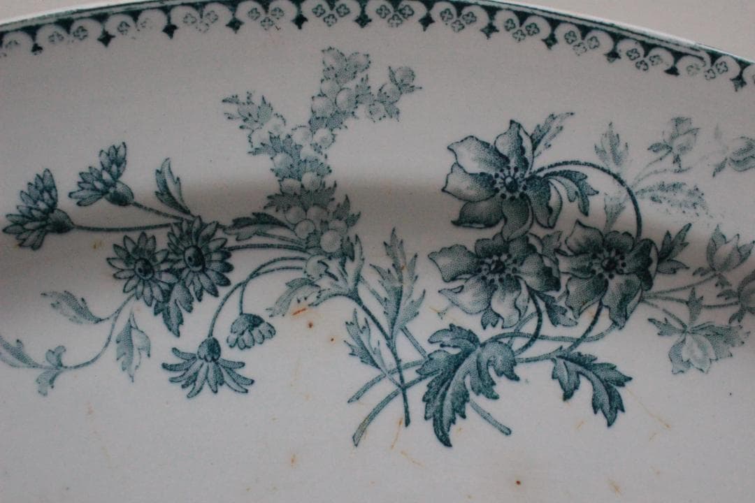 フランスアンティーク/サルグミンヌELVIRE・オーバルプレート