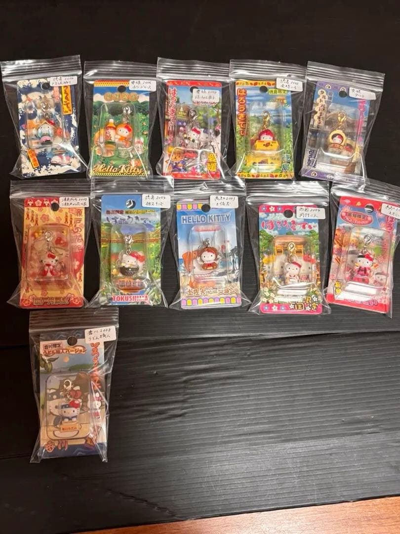 超激レア！未使用未開封❣️ご当地キティファスナーマスコットまとめ売り152点