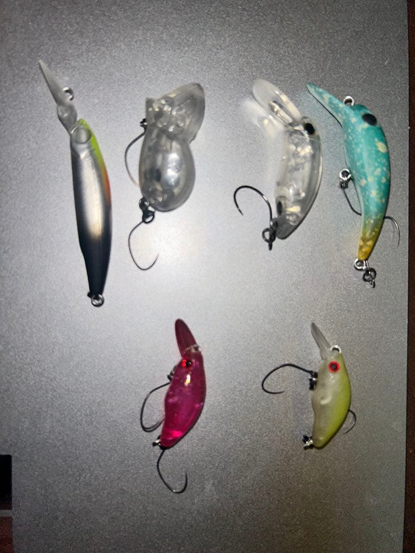 管釣り引退ルアー ウッサ　さかさニョロ　チビパニ　ダンゴウオ 団子魚　ナイアス