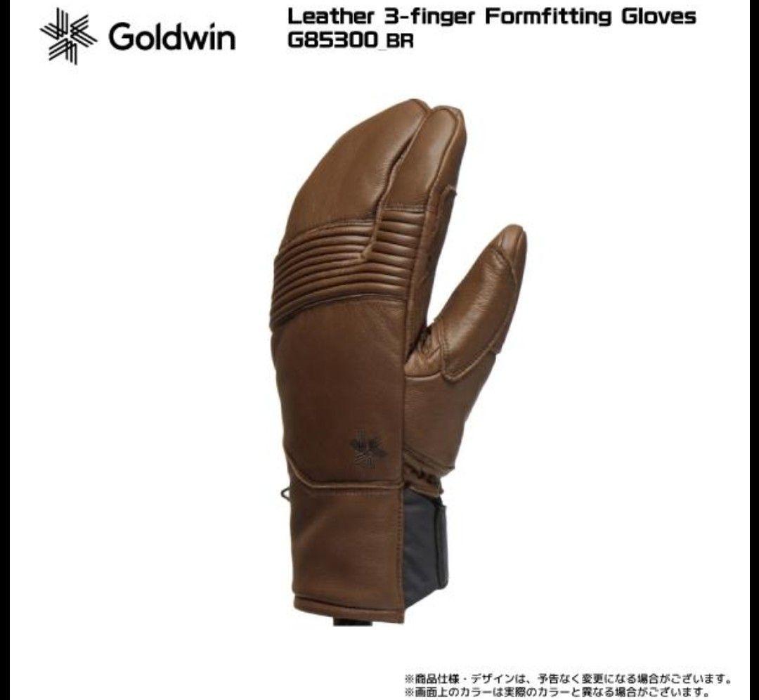 a新品タグ付 25/26 GOLDWIN Leather 3-fingerグラブ