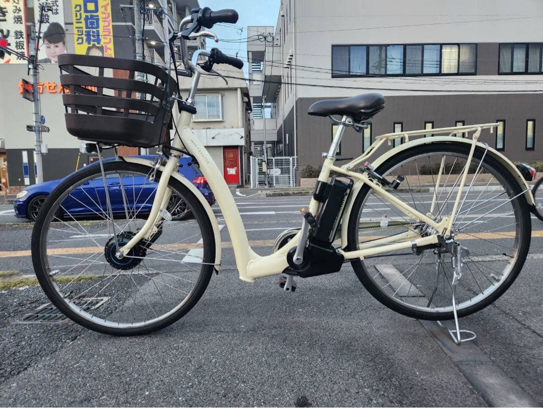 中古ブリヂストン電動アシスト自転車　ベルト式　B400 大阪