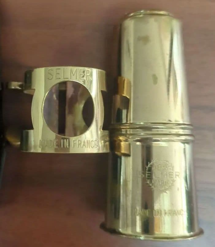 セルマー　リガチャー＆キャップ　セット　アルトサックス用