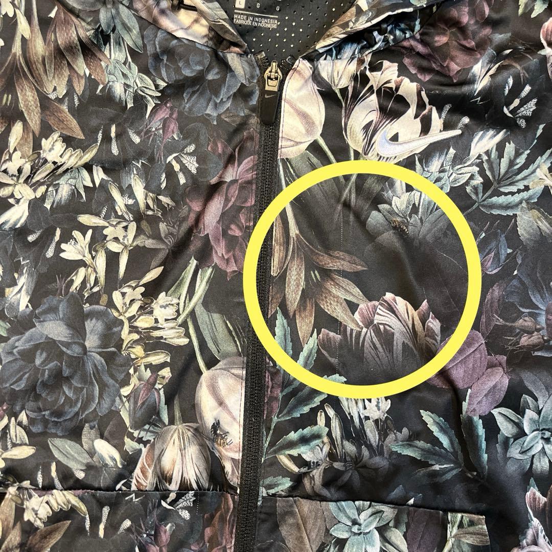 NIKE ナイキ　パーカー　US-L 全仏　フローラル　花柄　テニス