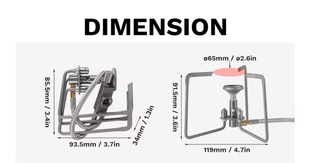 FIREMAPLE Titanium Ultralight シングルバーナー