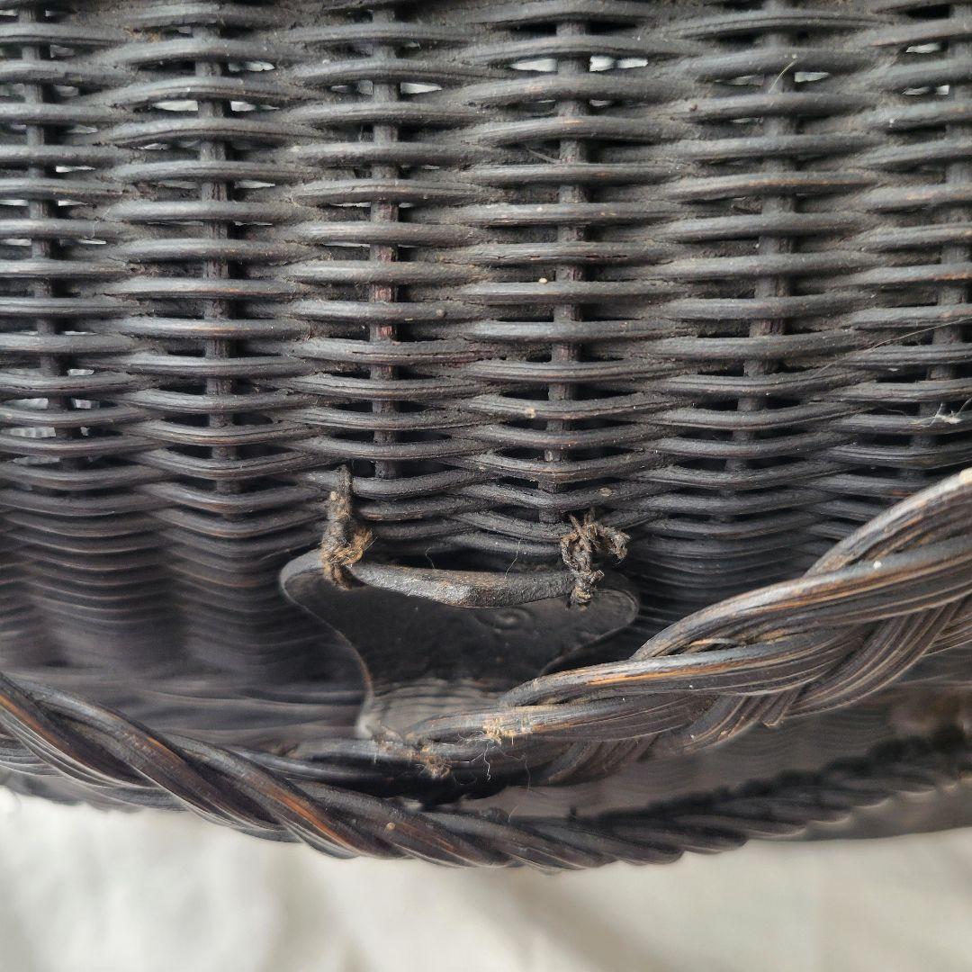 フランス　アンティーク　ブラック　パニエ