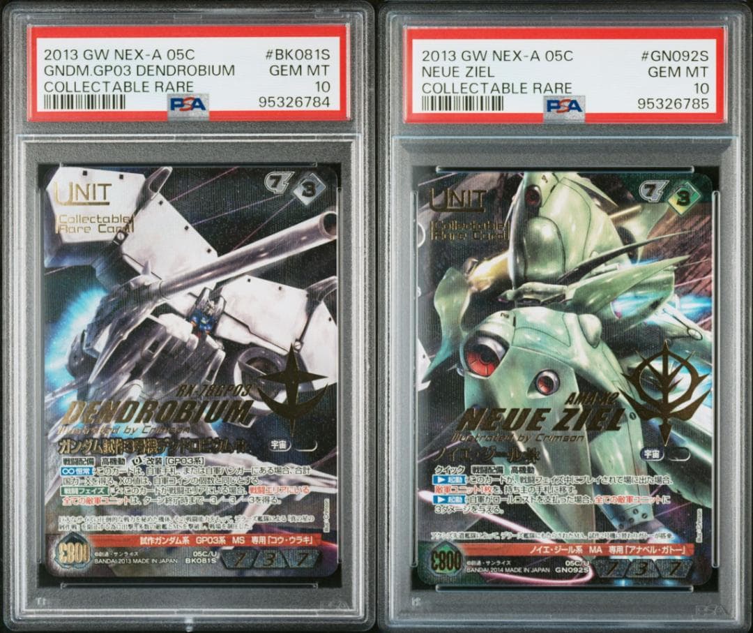 【PSA10】ガンダム試作3号機デンドロビウム&ノイエ ガンダムウォーネグザ