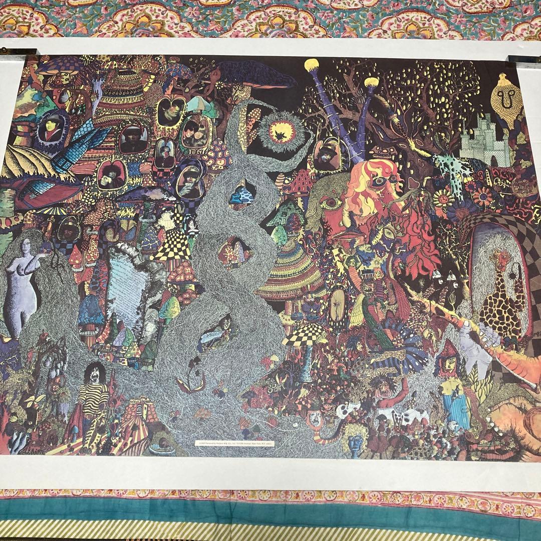 60's ヴィンテージ ポスター　リックアンブローズ　フランクザッパ　ヒッピー