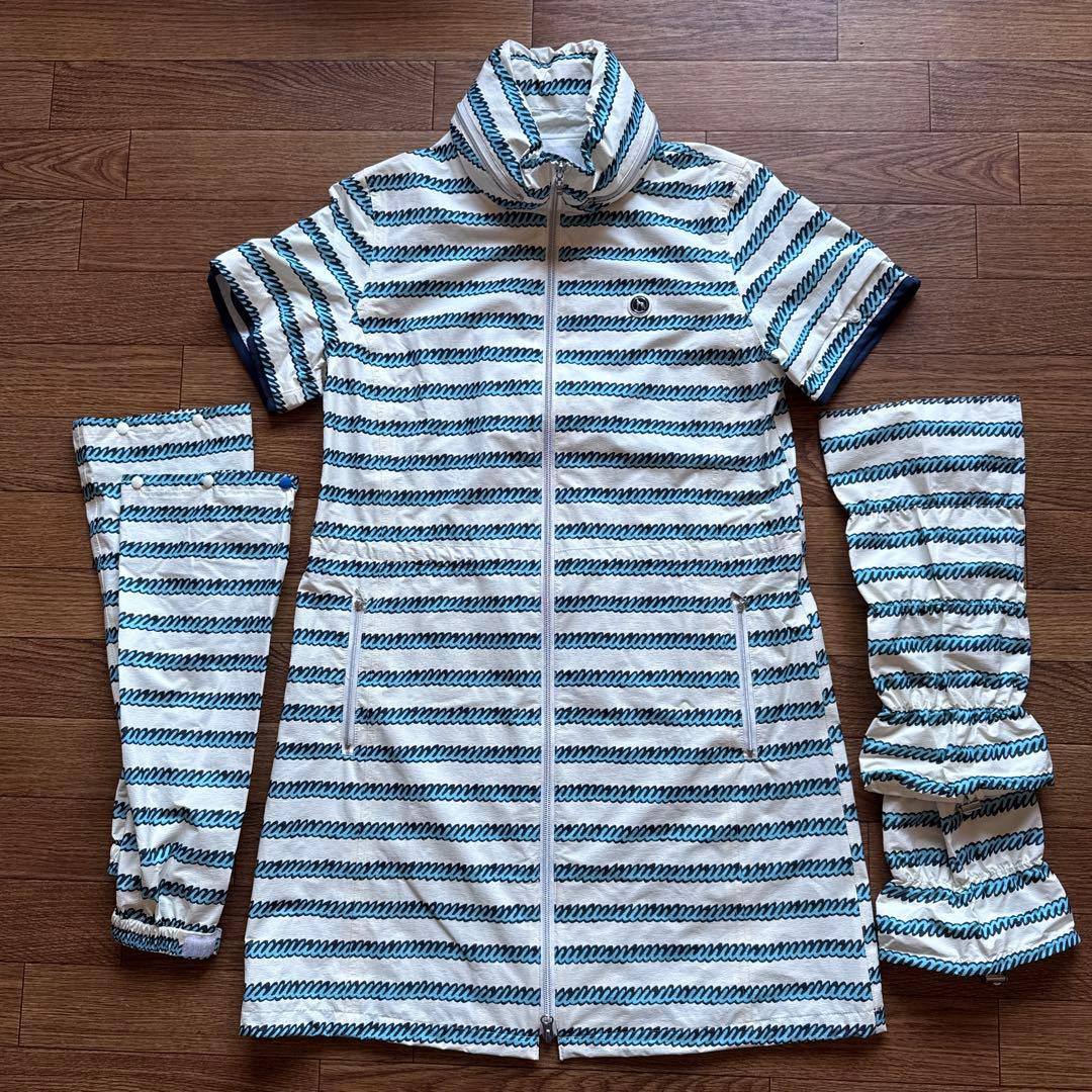 ADABAT GOLF アダバット　ゴルフ　フード付 レインワンピース