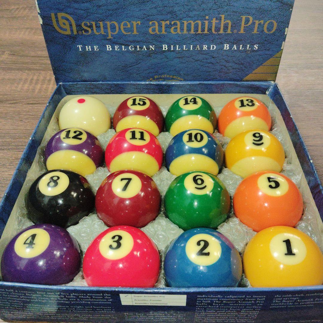 Super Aramith Pro アラミス　プロ　ビリヤードボールセット