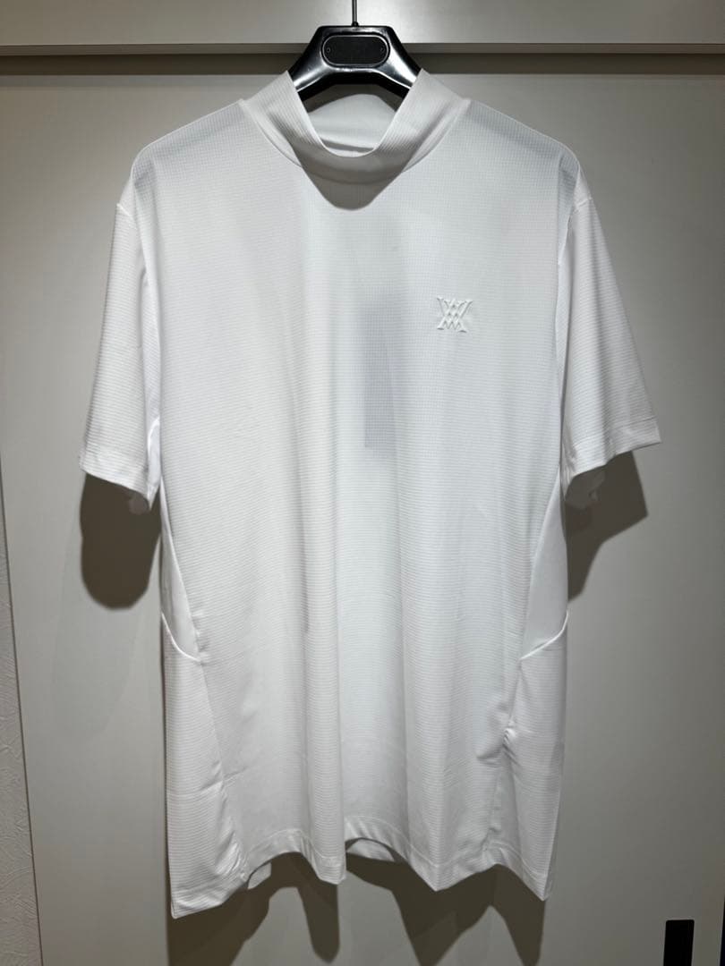 希少モデル! 新品未使用品 ANEW GOLF メンズ半袖モックネック ホワイト