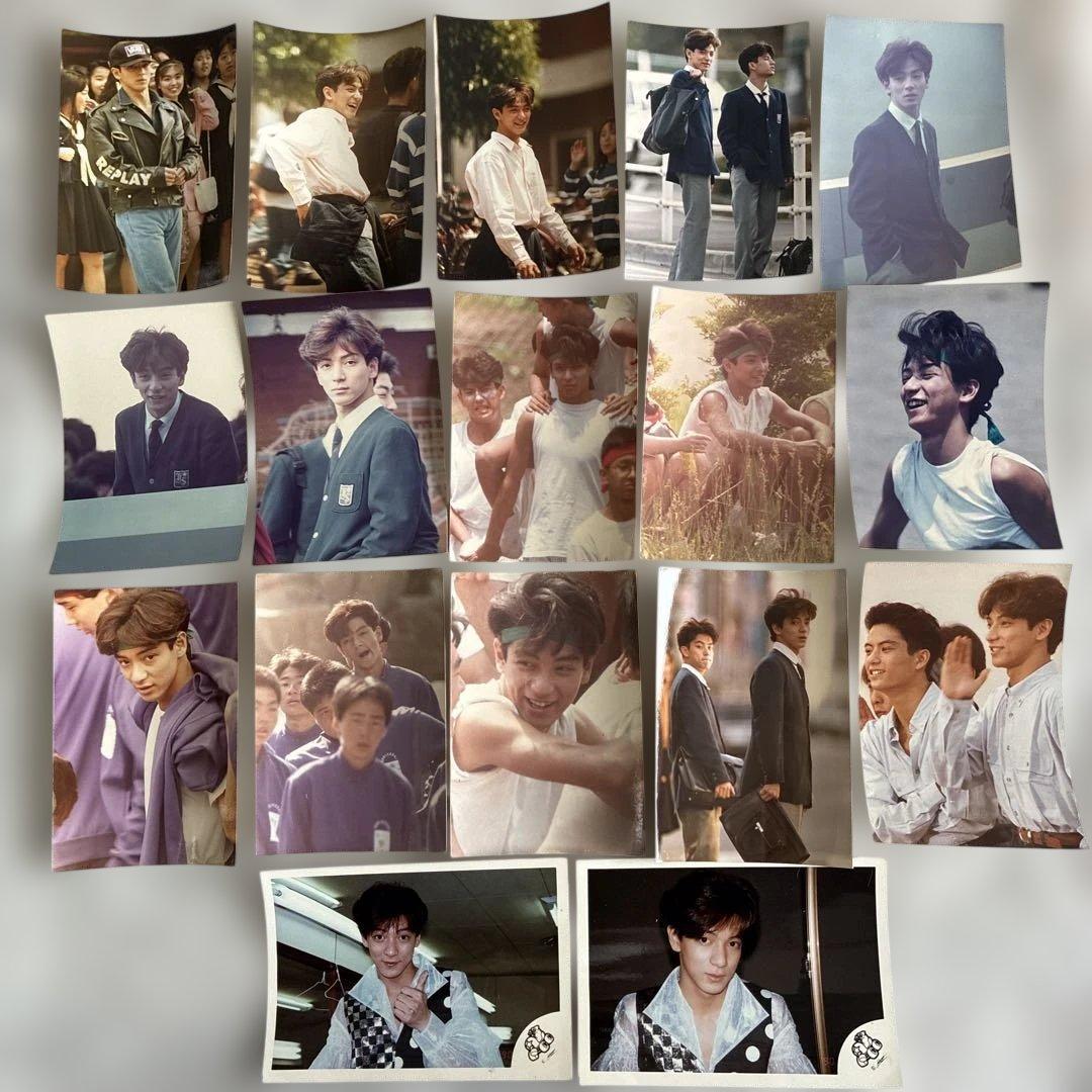 ⑦光GENJI 赤坂晃　写真 17枚セット ブロマイド　当時物