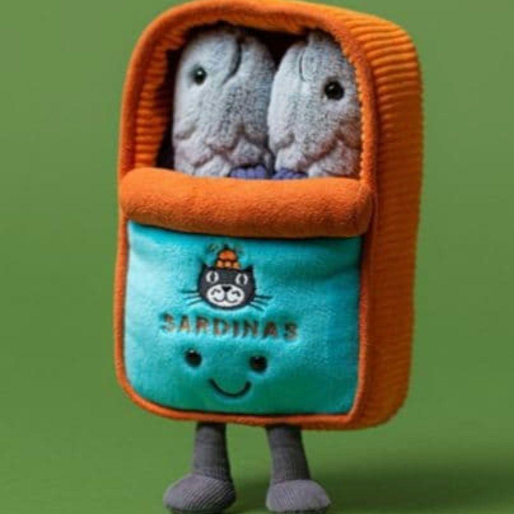 ジェリーキャット完売品/オイルサーディン缶　ぬいぐるみ